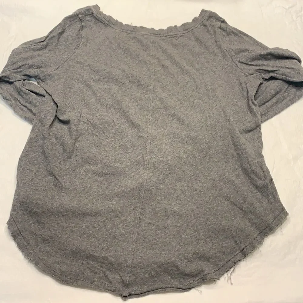 Free People Graphic Cut Out Tank